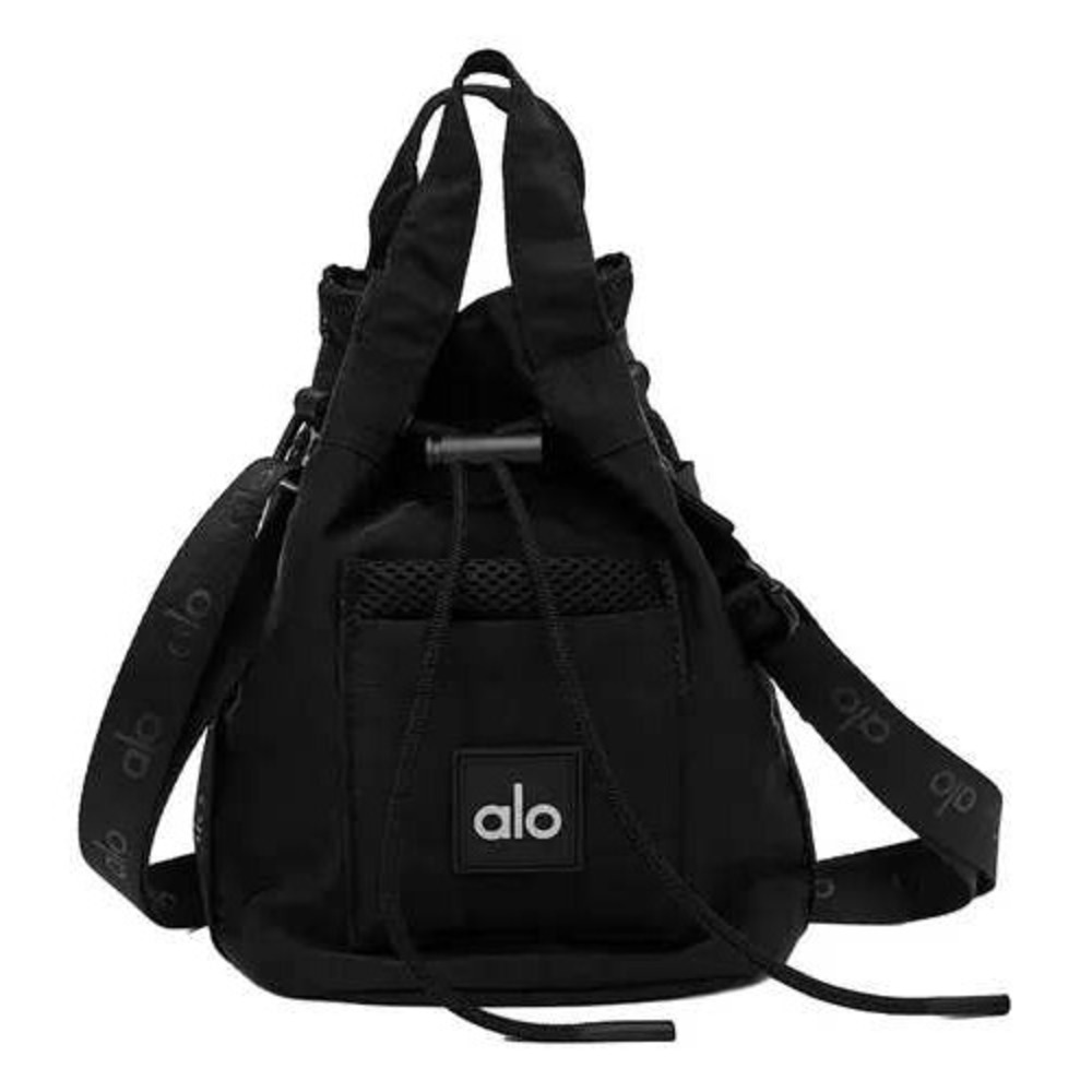 ALO Yoga Crossbody Bucket Bag Black Authentic NWT